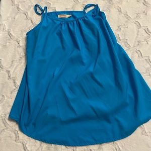 Turquoise spaghetti strap top Size 16-18